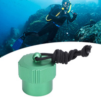 Capuchon anti-poussière en alliage d'aluminium pour régulateur DIN de 1ère étape, bouchon de protection fileté pour valve de réservoir, pour remplacement