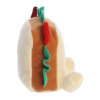 Jouet en peluche douce de 4,5 pouces, style sandwich avec bacon, laitue et tomate, accessoire interactif pour animaux de compagnie