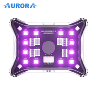 Aurora Led RGBW Rock Lights Underbody Trail Rig Light High Lumens White Led Rock Lights para camiones Coche ATV UTV 4x4 OffRoad SUV