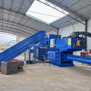 Chất lượng tùy chỉnh kích thước bơm dầu ngang hoàn toàn tự động Baler Với vành đai vận chuyển chất thải kim loại thủy lực nặng Baler - Product Image 5