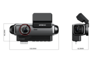 Nouvelle caméra embarquée 4K 4 canaux Sony Starvis 2 IMX675 Fisheye avec GPS intégré, WiFi 5G, radar, localisateur de voiture Sentinel Find My