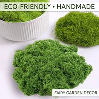 Pierres de mousse artificielles faites à la main, fausse verdure écologique, roches mousseuses simulées pour jardin féerique, décoration de micro-paysage domestique