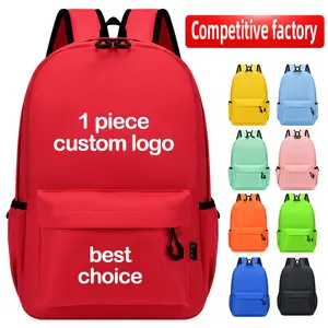 MU 2024 Wholesale Custom 420d Oxford Polyester Children Bookbag Large Capacity Casual School Book Bag for Kids