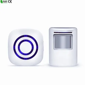 38 Ringtones Door Bell Chime AC Wireless Induction PIR Burglar Intruder Alarm Guest Welcome Wireless Entrance Motion Detector