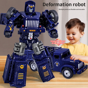 <span class=keywords><strong>Camion</strong></span> transformable en robot pour garçon, modèle de véhicule militaire, <span class=keywords><strong>camion</strong></span> de déformation en robot, jouets pour enfants - Product Image 4