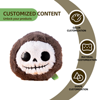 Jouet en peluche interactif et couineur pour chien, personnalisé, écologique, pour Halloween - Jouet à mâcher en coton et peluche de haute qualité