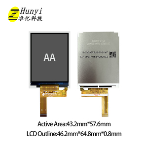 2.8 ''TFT LCD 디스플레이 240*320 해상도 15 핀 2.8 인치 SPI 인터페이스 ST7789P3 드라이버 IC 고휘도 1000nits LCD 패널 - Product Image 5