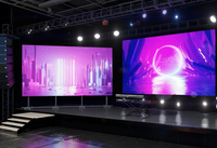 Écran LED de fond de scène intérieur RGX en aluminium moulé sous pression Mur vidéo LED Kinglight Nationstar P2.5 500*500MM Affichage LED de location