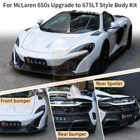 Kit carrosserie semi-carbone pour McLaren MP4-12C 650S, mise à niveau vers 675LT : pare-chocs avant, capot, ailes, jupes latérales, diffuseur arrière