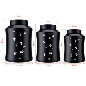 Edelstahl Haustier-Gedenkurne Geeignete Größe für Hunde- und Katzen-Einäscherungsasche - Product Image 3