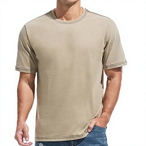 Camiseta de Cuello Redondo para Hombre, 100% Algodón Premium, 240 GSM, con Logotipo Personalizado OEM, Impresión en Serigrafía - Product Image 2