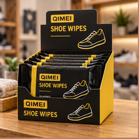 Lingettes pour chaussures OEM, boîte de présentation de 10 unités, marque privée