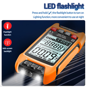 Akıllı dijital multimetre 6000 sayımları True RMS otomatik aralığı dijital multimetre AC DC gerilim akım direnci multimetre <span class=keywords><strong>Tester</strong></span> - Product Image 4