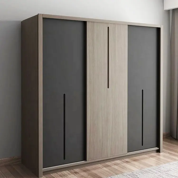 الحديثة StyleWardrobes خفيفة الوزن خزانة غرفة النوم رخيصة المحمولة الدولاب انزلاق خزانة خزانة مع الأبواب