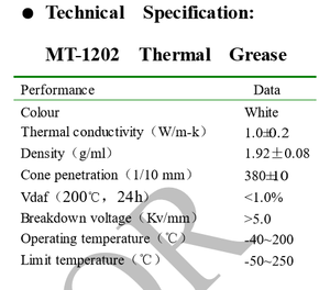 Ampoule LED <span class=keywords><strong>Maxtor</strong></span> MT-1202 1,0 W/mK blanche à usage général, éclairage d'inondation, transfert de chaleur en silicone, 1 kg/boîte, LED thermique - Product Image 3