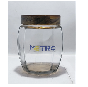 Frasco de Vidrio de 500 ml con Tapa Hermética de Rosca Octogonal, Apto para Alimentos, para Almacenar Miel, Mermelada y Especias, para Uso en la Cocina del Hogar - Product Image 3