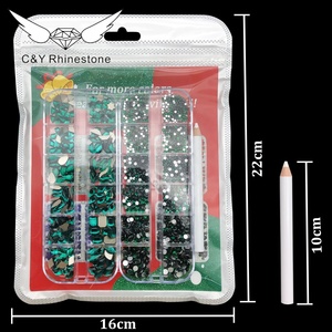 CY Nail Art Stones <strong>Gems</strong> High Quality Crystals Shaped Glass Bling Non Hotfix Rhinestone K9 Crystal <strong>Machine</strong> <strong>Cut</strong> - Product Image 4