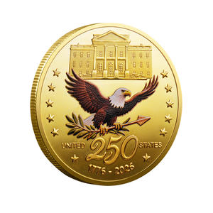 Горячая Распродажа Новая американская 250-летняя Юбилейная монета Статуя Свободы медаль Коллекционная монета - Product Image 2
