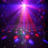 Projecteur LED Disco en Gros, Boule Magique 16 Motifs RGB, Lumière Laser KTV, Lumière de Scène Activée par le Son, Télécommande pour Fête