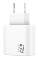 Chargeur GaN 45W, prise EU/UK, PD PPS, charge rapide, adaptateur de chargeur mural USB C pour iPhone, Samsung, ordinateur portable, chargeur de voyage