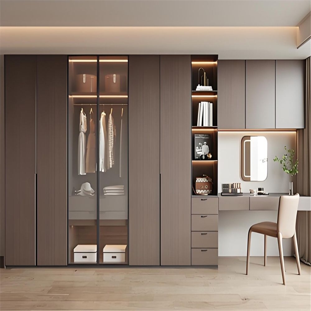 Modern Inside Wardrobe Designs for Bedroom Custom Storage