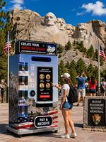Distributeur automatique de pièces de monnaie et de médailles personnalisé, haute rentabilité, équipement de tourisme culturel, écran tactile en acier inoxydable, gestion basée sur le cloud