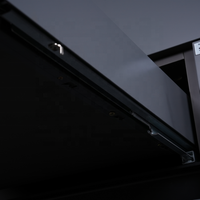 Tiroir de cuisine moderne Garis-Mini Box à extension complète, robuste, télescopique, avec fermeture amortie/poussoir pour ouverture