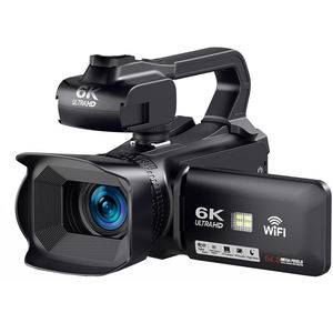 Caméra vidéo numérique 6K caméscope 64MP UHD WiFi IR Vision nocturne caméra de vlogging pour <span class=keywords><strong>enregistreur</strong></span> de caméra à écran tactile <span class=keywords><strong>YouTube</strong></span> - Product Image 1