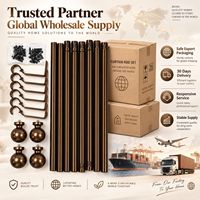 Tringle à rideau pliable à bras articulé réglable pour les coins de fenêtre
