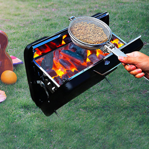 Outil de cuisine en acier inoxydable, filet de torréfaction de grains de <span class=keywords><strong>café</strong></span> avec manche en bois, nouveau design - Product Image 3