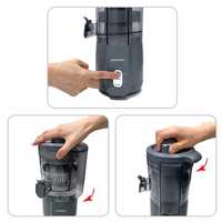 Presse-agrumes électrique 100W facile à nettoyer, Migecon, mini presse-agrumes portable pour la maison, presse-agrumes pour oranges, citrons et fruits