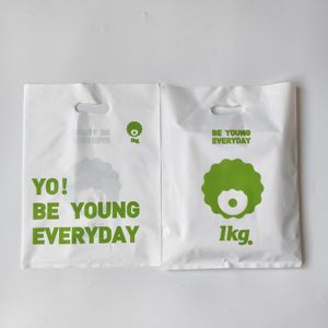 Biodegradable High Quality <b>Plastic</b> Grocery <b>Bags</b> Print Logo Perforated Shopping <b>Bag</b> <b>Clothes</b> Store Carrier <b>Bags</b> <b>for</b> Small Business - Product Image 5