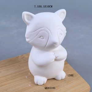 Regalo per la festa <span class=keywords><strong>di</strong></span> Pasqua, kit fai da te per <span class=keywords><strong>dipingere</strong></span> salvadanaio in ceramica grezza, con personaggi da personalizzare (maiale, orsetto, pulcino) - Product Image 3