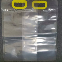 2.5kg 5kg 10kg riz/farine de blé/grain sac d'emballage sous vide avec poignée