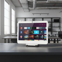 TV Pintar Portabel Putih 21,5 Inci Android 15 HD1080 Layar Sentuh 6GB 128GB 15000mAh Kamera Terintegrasi OEM ODM