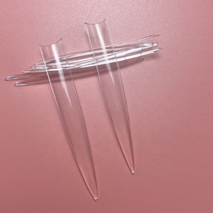 Boîte de bouts d'ongles Stiletto 4XL Extra longs en C, manucure nouvelle collection, 120 pièces, XXXL - Product Image 3