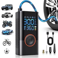 Hot-Selling 120W Wireless Smart Portable Car Air Pump ABS Material for Tire Box Packed