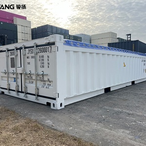 Conteneur maritime économique en acier Corten de haute qualité à prix abordable, 20 pieds, semi-hauteur, ouverture supérieure, capacité de 14,6 m³ - Product Image 5