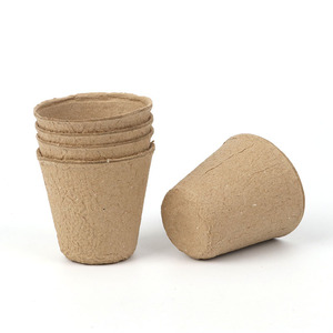 Gobelets et pots de semis en pulpe biodégradable pour pépinière, minimalistes, pour la transplantation et la culture à domicile et au <span class=keywords><strong>jardin</strong></span> - Product Image 5