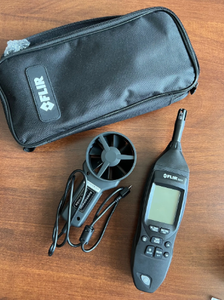 फ्लिप ए54 एचवीएसी/आर पर्यावरण मीटर तापमान आर्द्रता परीक्षक, टाइप-k जांच के लिए गीले बल्ब ओस बिंदु - Product Image 5