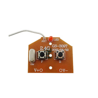 Placa de Circuito de Control Remoto de Dos Canales 3-4.5V FR-4, Placa de Control para Coche de Juguete, Placa Base PCB, Componentes Electrónicos DIY