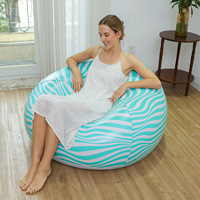 Chaise longue pour la maison gonflable s forme canapé piscine canapé rose incurvé canapé ensemble mobilier d'extérieur enfants chaise pour soirée cinéma