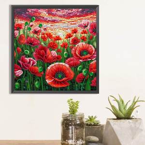 Pintura <span class=keywords><strong>de</strong></span> Diamantes <span class=keywords><strong>de</strong></span> Decoración para el Hogar con Forma <span class=keywords><strong>de</strong></span> Amapola <span class=keywords><strong>de</strong></span> 30*30CM, Broca <span class=keywords><strong>de</strong></span> Cristal con Forma Especial, Pintura <span class=keywords><strong>de</strong></span> Diamantes DIY para Decoración <span class=keywords><strong>de</strong></span> Paredes - Product Image 4