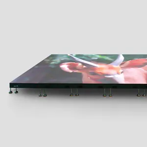智能主动游戏发光二极管地板P2.604互动瓷砖室内屏幕舞池屏幕定制设计