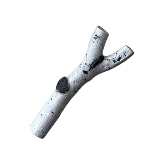 Modernas leñas de gas de fibra cerámica de abedul blanco sin cenizas, imitación madera, accesorios para brasero - Product Image 1