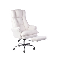 CARLFORD Nouvelle Chaise de Bureau Exécutive Ergonomique Moderne Pivotante pour Enfants, Chaise de Bureau en Tissu avec Base en Acier et Hauteur Réglable