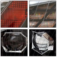 Ensemble de phares LED noirs pour Freightliner Columbia 2001-2014 avec boîtier chromé, réflecteur ambre, lampe avant de camion