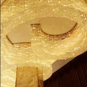 Tùy chỉnh hiện đại sang trọng khách sạn Đế Chế đèn chùm K9 vật liệu tinh thể Đèn trần nhà nhà hàng biệt thự bóng đèn chiếu sáng dự án - Product Image 3