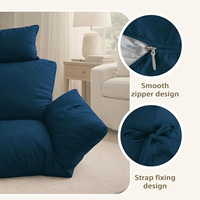 Fauteuil suspendu en rotin avec support métallique et coussin moelleux, fauteuil suspendu en osier pliable pour extérieur, pour jardin, balcon
