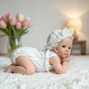 ตุ๊กตา<span class=keywords><strong>เด็ก</strong></span><span class=keywords><strong>ผ</strong></span>ู้หญิงซิลิโคนขนาด 13 นิ้ว แบบเต็มตัว เหมือน<span class=keywords><strong>จริง</strong></span> วาดด้วยมือ ของเล่นเสมือนจริงสำหรับเด็ก - Product Image 1